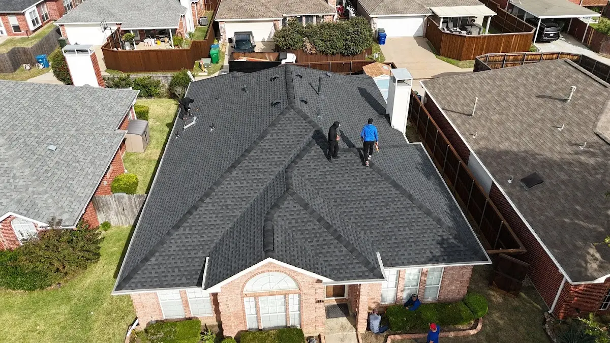 Commercial Roofing work in progress on a Biloxi property